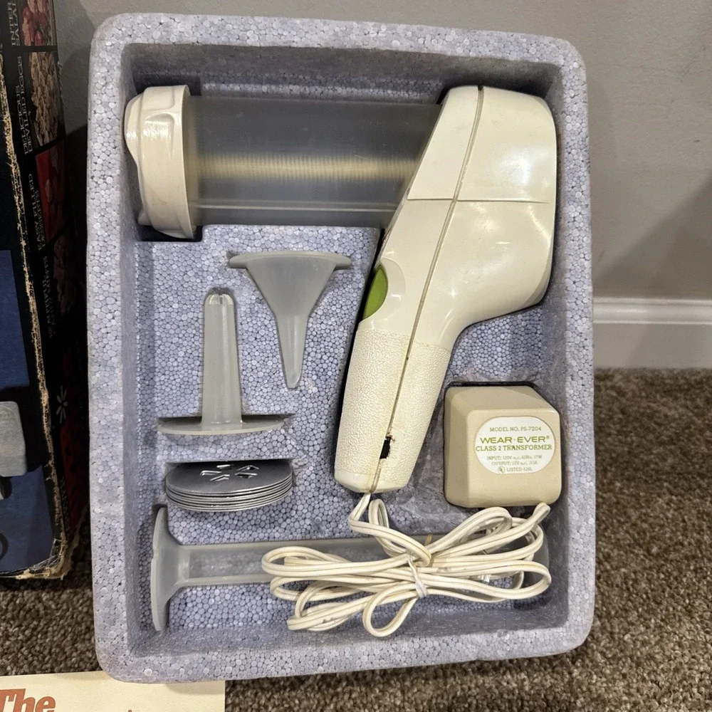VTG Wear-Ever Super Shooter 70001 Electric Cookie Press FoodGun Complete TESTED